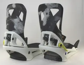 Burton 193177705912 Step On Reflex Snowboard Bindings Mens Xl 14-15 White Graphic