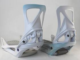 Burton 193177706001 Step On Reflex Snowboard Bindings Womens Large 9-11 White Graphic New