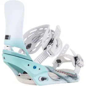 Burton 193177706377 Womensft Lexa Re Flex Snowboard Bindings White/graphic Medium