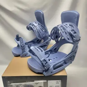 Burton 193177706667 Cartel Est Snowboard Bindings Men Size Large Mens Boots 10 Slate Blue