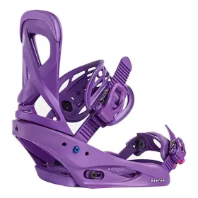Burton 193177919890 Womens Scribe Re Flex Snowboard Bindings 2026 - Large Imperial Purple