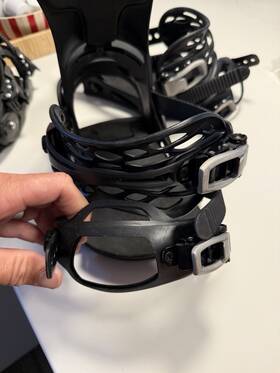 Burton 210683 Cartel Snowboard Bindings Black Re Flex Baseplate S Aluminium Buckle