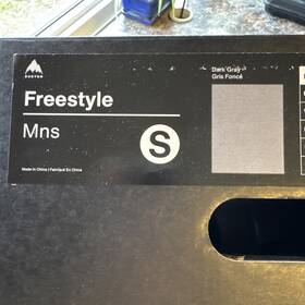 Burton 213120050514 Inch Freestyle Mns Snowboard Bindings Dark Grey New