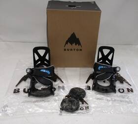 Burton 220324-1001 Grom 2023 Youth Snowboard Bindings Size Medium Black