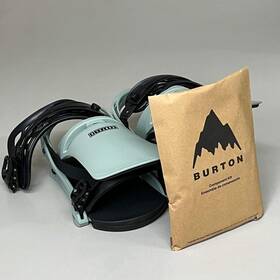 Burton 22230100001 Cartel X Snowboarding Bindings Cushioned Mens Sz L Petrol Green