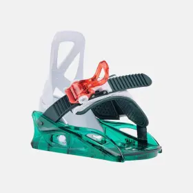 236011 Burton Kidsft Mini Grom Disc Snowboard Bindings - 2025 S Green Multi