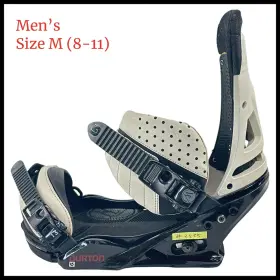 2365 Burton #2365 Freestyle / Malavita Mens Snowboard Bindings Size M Read