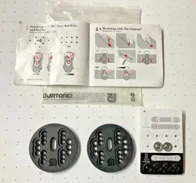 2398290011sz Burton Channel And 4x4 Disc For Bindings Includes M6x16mm 4 Hole Hardware