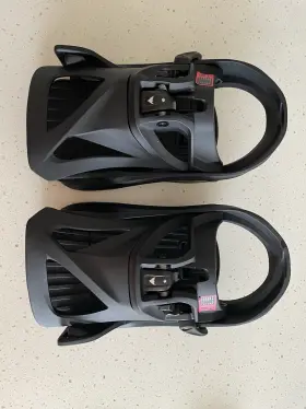 357851 Burton Step On Womens Snowboard Bindings Black Medium Re Flex Combo Disc