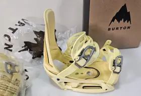 3yawy-01-m Burton Cartel X Est Mens Snowboard Bindings Size M - Cream/graphic New