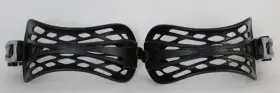 65968 Burton Snowboard Binding Ankle Strap Set Size Small With Ratchet Black