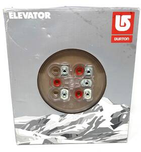 Burton 883249531005 Elevator Riser Plate For Snowboard Bindings Clear
