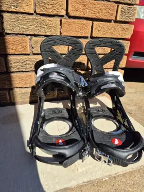 Burton 883660073306 P1.1 Snowboard Bindings Mens Large Black Plates And Screws Please Read