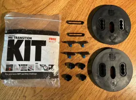 Burton 885197810690 M6 Transition Kit Est Channel 2x2 Hole Pattern Snowboard Binding Discs