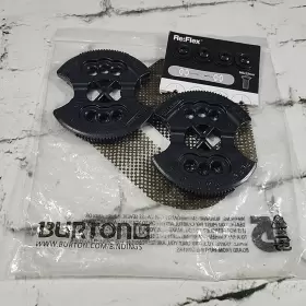 Burton 886888754002 Reflex Re Flex The Channel 2x2 Hole Pattern Snowboard Binding Discs Pair