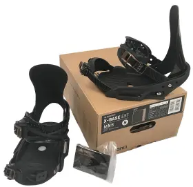 Burton 9009520262456 New 550 X-base Est Mens Snowboard Bindings Small Black