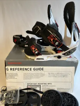 B71121023 Burton 2007 Snowboard Bindings Cartel Mens Small Black