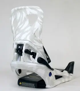 N172831-023l Burton Step On Reflex Snowboard Bindings Mens Large 11-13 Grey White New