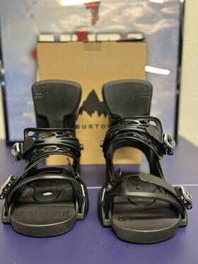 Burton P24010812 Cartel Est Men S Snowboard Bindings Size Medium Black New