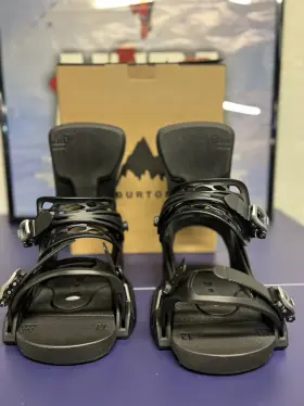 P24010812 Burton Cartel Est Men S Snowboard Bindings Size Medium Black New