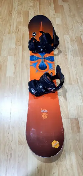 Troop13 Burton Snowboard 147 Cm With Lexa Binding Medium