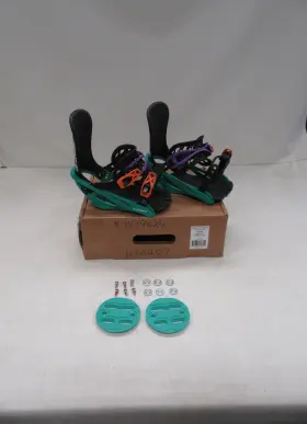 1110207 Chamonix Scavnenger Hunt Snowboard Bindings Size Medium Multicolor
