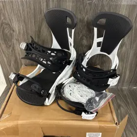Chamonix 715834708120 Barrats Unisex Bindings Black White Mens 9-12 Women S 10 #p4
