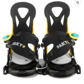Decathlon 608449879491 Small Kids Inch Faky 100 Beginner Xs Snowboard Bindings Boot Sizes 12-2
