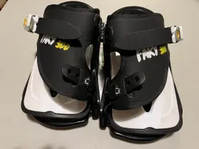 Decathlon 608449879538 New Kids Faky 300 Small Snowboard Bindings Boot Sizes Us 2 - 5.5 Nwt