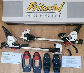 Fp0094 Diamir - Fritschi Swiss 2158 Freeride Ski Bindings Medium 280-335mm New And Complete