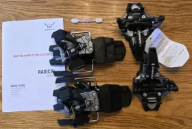 Dynafit 046402089836 Radical Alpine Touring Ski Mountaineering Bindings 100 Mm Magnet Gray