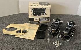 Eckel Royal 202101 Vtg Ski Bindings Set With Hardware Germany