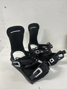 Fnat23-wht-l Fix Binding Co Mens Snowboard Bindings Black Large #o1