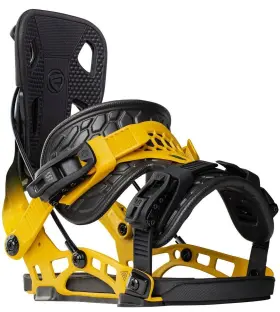 64585 Flow Model Nx2 Fusion Mustard Snowboard Bindings Large 7.5-11