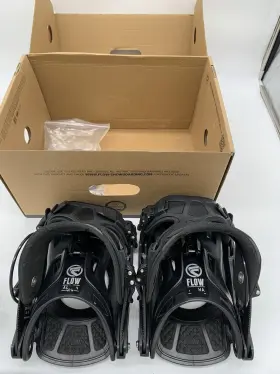 F.21.bnm.nef.bk Flow Alpha Men Black Snowboard Bindings Xl In Box