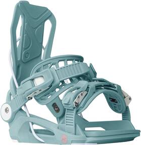 Flow F.23.bnw.maf.gn.4l.1 Mayon Fusion Womens Rear Entry Snowboard Bindings Tidal Teal Large My23