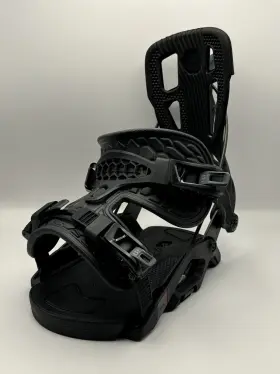 F.24.bnm.fcf.bk.5xl.1 Flow Mens Fuse Fusion Rear Entry Snowboard Bindings 2023 Black X-large