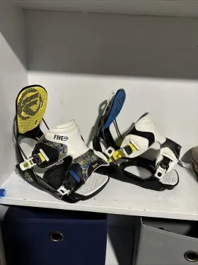 Five5 Flow Snowboard Bindings Size Large Great Condition Five5 Flow Snowboard Bindings Size Large Great Condition