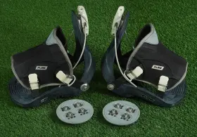 Fl-11 Flow Snowboard Bindings Quick Release Black And Gray Size Large/xl Discs