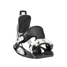 N.25.bnu.mic.bk.2s.1 Flow Nidecker Micron Fusion Kids Snowboard Bindings Stormtrooper Small My25