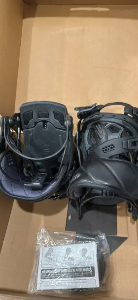Nx-gt2 Flow Lightly Used Fuse Hybrid Snowboard Bindings In L/xl