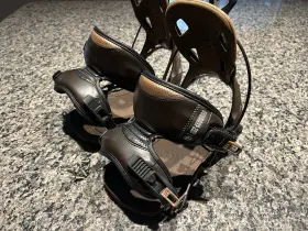 Nx2-redwood Flow Fusion Snowboard Binding Size L Rear Entry Step In Used