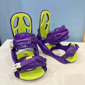 Rk30 Flux Snowboard Bindings - Small Purple / Green Unused