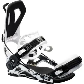 My25 Gnu 841049171630 Psych Mens Snowboard Bindings White Large