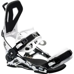 My26 Gnu 841049185231 Psych Mens Snowboard Bindings White Medium