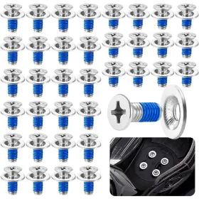 Holymaji 711181650846 72pcs Snowboard Binding Screw Set - Two Sizes Snowboarding Mounting Screws With