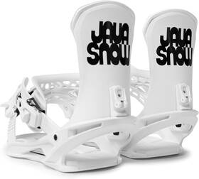 Javatron Dream Machines 850064446029 New Java Snow Joe Binding Mens Lg 9-14 Pair White With Mounting Discs - Nib