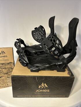 Jones 630463446713 Meteorite Snowboard Bindings Medium Black 2023