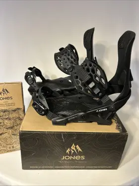 Jones 630463446713 Meteorite Snowboard Bindings Medium Black 2023