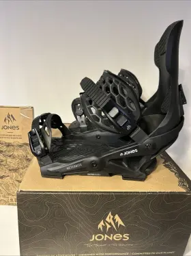 Jones 630463446720 Meteorite Snowboard Bindings Large Black 2023